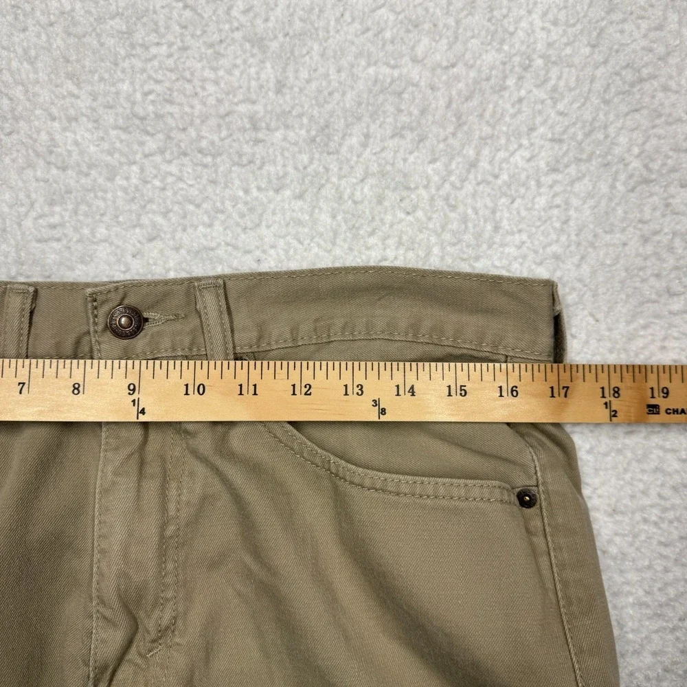 Levi's 505 Beige‎ Khaki Jeans Pants Relaxed Fit Straight Leg Men's Size 34x32